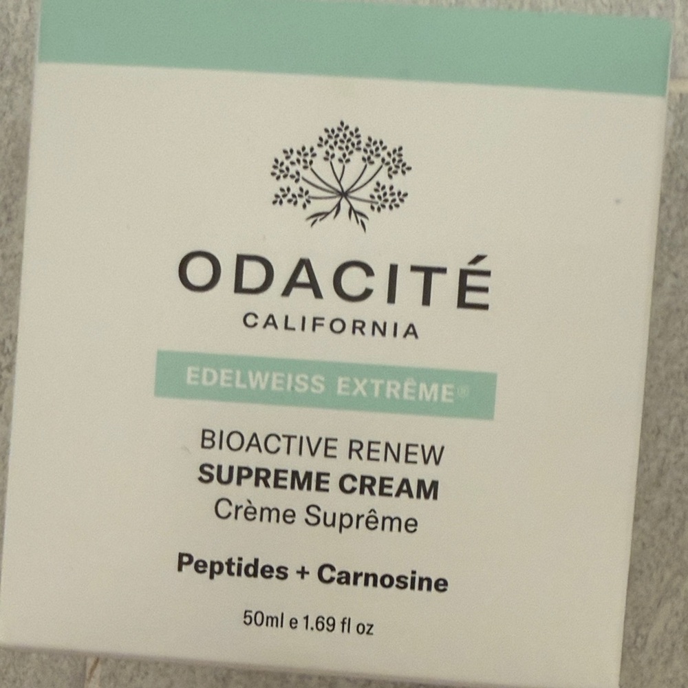 New in box odacite Bioactive Renew Supreme Cream